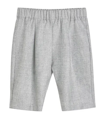Brunello Cucinelli Kids Cashmere-silk Baby Bernie Shorts