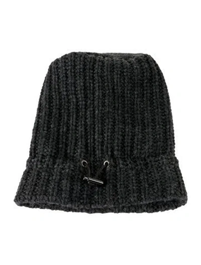 Pre-owned Brunello Cucinelli Kids' Girls Cashmere Beanie W/ Tags In Grey