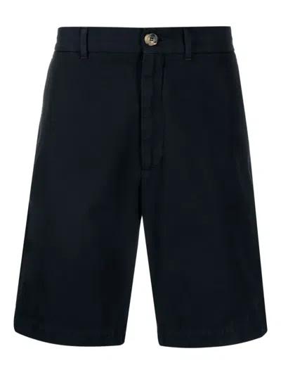 Brunello Cucinelli Men's Bermuda Tinto Capo Shorts In Black