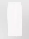 Brunello Cucinelli Knee Length Wrap Skirt With Front Slit