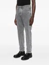 Brunello Cucinelli Knee-patch Denim Jeans In Blue
