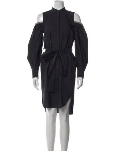 Pre-owned Brunello Cucinelli Knee-length Dress In Black