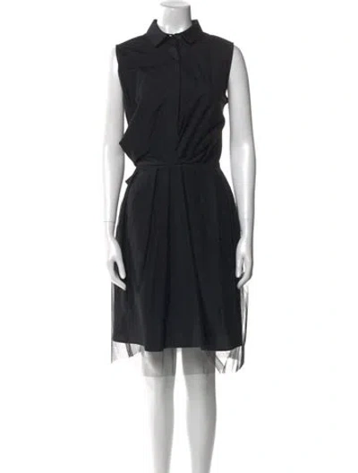 Pre-owned Brunello Cucinelli Knee-length Dress In Blue