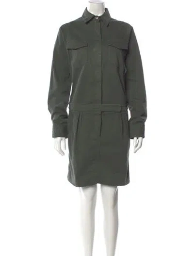 Pre-owned Brunello Cucinelli Knee-length Dress In Green
