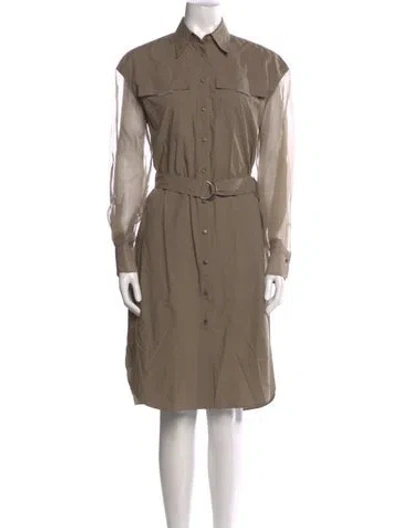 Pre-owned Brunello Cucinelli Knee-length Dress In Neutral