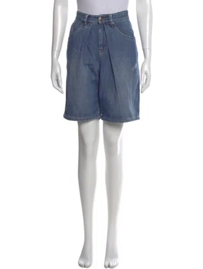 Pre-owned Brunello Cucinelli Knee-length Shorts W/ Tags In Blue