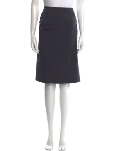 Pre-owned Brunello Cucinelli Knee-length Skirt In Blue