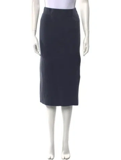 Pre-owned Brunello Cucinelli Knee-length Skirt In Blue