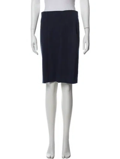 Pre-owned Brunello Cucinelli Knee-length Skirt In Blue