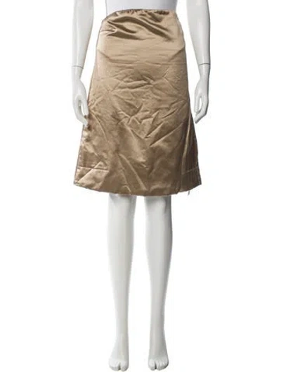Pre-owned Brunello Cucinelli Knee-length Skirt In Brown