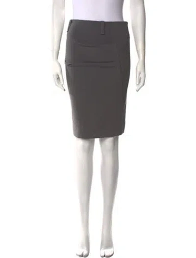 Pre-owned Brunello Cucinelli Knee-length Skirt In Gray
