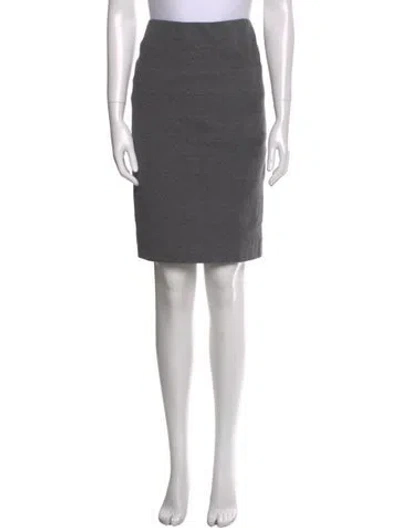 Pre-owned Brunello Cucinelli Knee-length Skirt In Gray