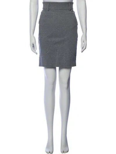 Pre-owned Brunello Cucinelli Knee-length Skirt In Gray