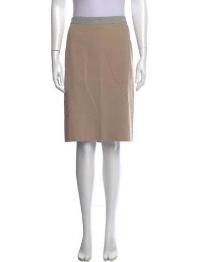 Pre-owned Brunello Cucinelli Knee-length Skirt In Neutral