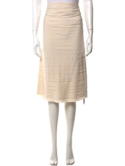 Pre-owned Brunello Cucinelli Knee-length Skirt In Neutrals