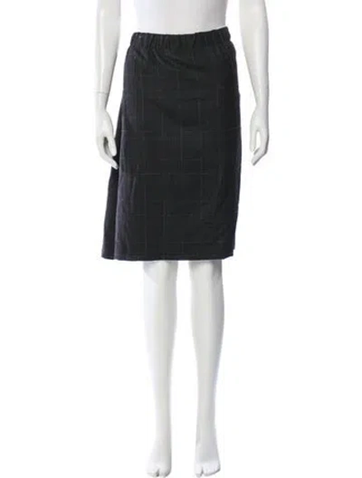 Pre-owned Brunello Cucinelli Knee-length Skirt W/ Tags In Gray