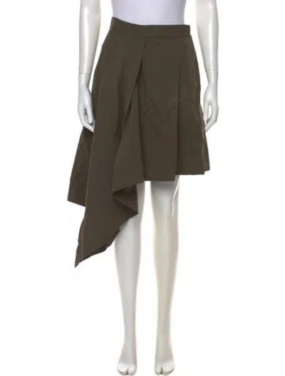 Pre-owned Brunello Cucinelli Knee-length Skirt W/ Tags In Green