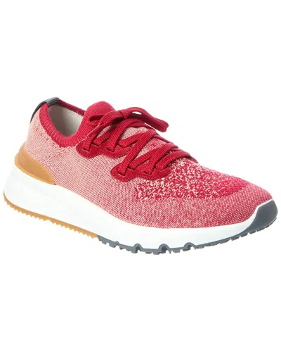 BRUNELLO CUCINELLI BRUNELLO CUCINELLI KNIT & SUEDE SNEAKER
