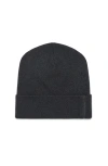 Brunello Cucinelli Cashmere Ribbed Beanie In Black
