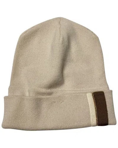 Pre-owned Brunello Cucinelli Knit Beanie With Monili (authentic Pre-loved)