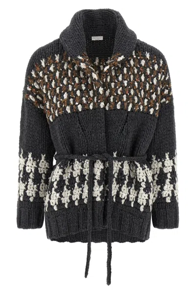Brunello Cucinelli Knit Cardigan In Multi