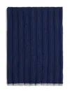 Brunello Cucinelli Knit Cashmere Scarf In Blue