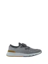 Brunello Cucinelli Knit Chine Sneakers In Multi