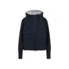 Brunello Cucinelli Knit Dowjacket In Blue