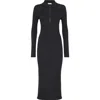 Brunello Cucinelli Cashmere And Silk-blend Midi Dress In Anthracite
