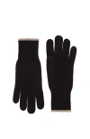Brunello Cucinelli Knitted Cuffs In Black