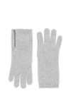 Brunello Cucinelli Knit Gloves In Pebble
