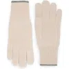 Brunello Cucinelli Cashmere Gloves In White