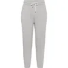 Brunello Cucinelli Cashmere Track Pants In Fog