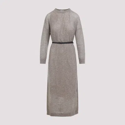 BRUNELLO CUCINELLI KNIT LONG DRESS