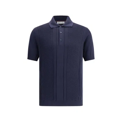 BRUNELLO CUCINELLI KNIT POLO SHIRT