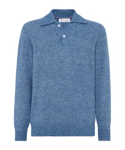 BRUNELLO CUCINELLI KNIT POLO SHIRT
