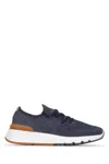 Brunello Cucinelli Knit Runners In Blue