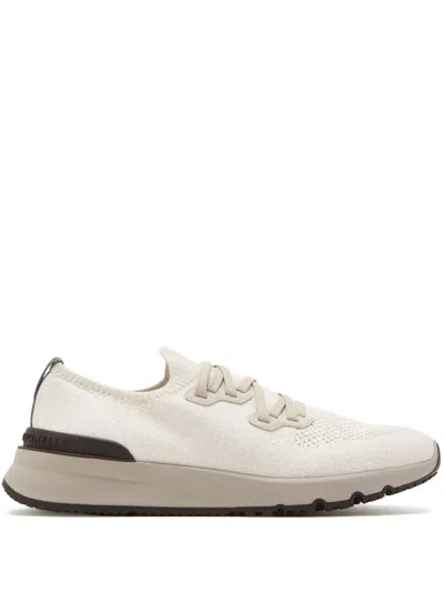 BRUNELLO CUCINELLI KNIT RUNNERS SNEAKERS