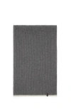 Brunello Cucinelli Knit Scarf In Lead