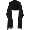 Brunello Cucinelli Knit Scarf With Hood In Black