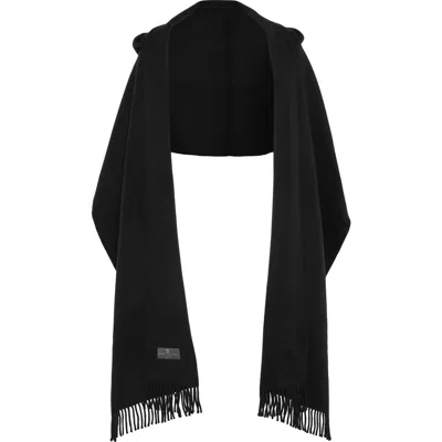 BRUNELLO CUCINELLI BRUNELLO CUCINELLI KNIT SCARF WITH HOOD
