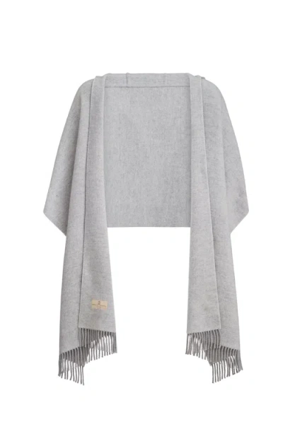 Brunello Cucinelli Knit Scarf With Hood In White