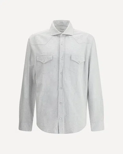 BRUNELLO CUCINELLI KNIT SHIRT