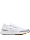 Brunello Cucinelli Knitted Sneakers In White