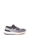 Brunello Cucinelli Knit Sneakers In Black