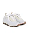 Brunello Cucinelli Knit Sneakers In White