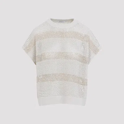 Brunello Cucinelli Knit Striped In Multi