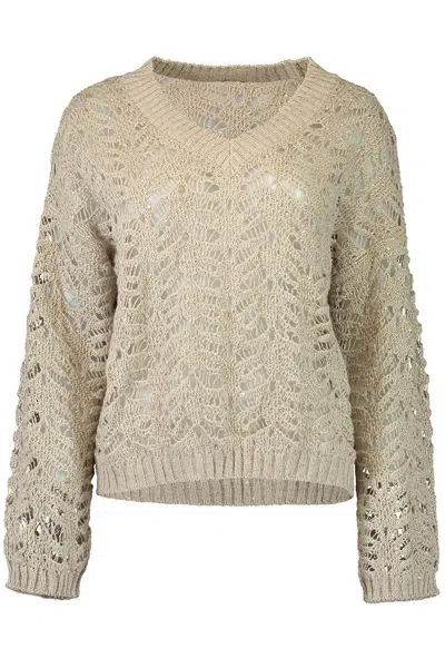 Brunello Cucinelli Knit Sweater In Nude
