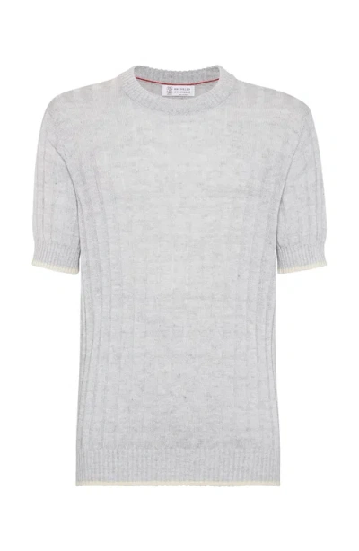 BRUNELLO CUCINELLI BRUNELLO CUCINELLI KNIT T-SHIRT