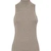 Brunello Cucinelli Sleeveless Knitted Vest In Neutral